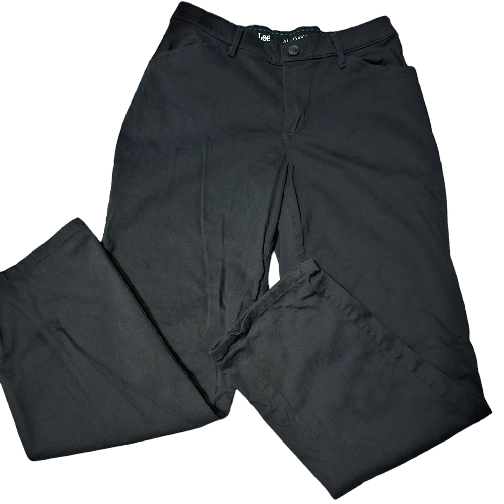 Black Lee All Day Pant Size 8 Petite